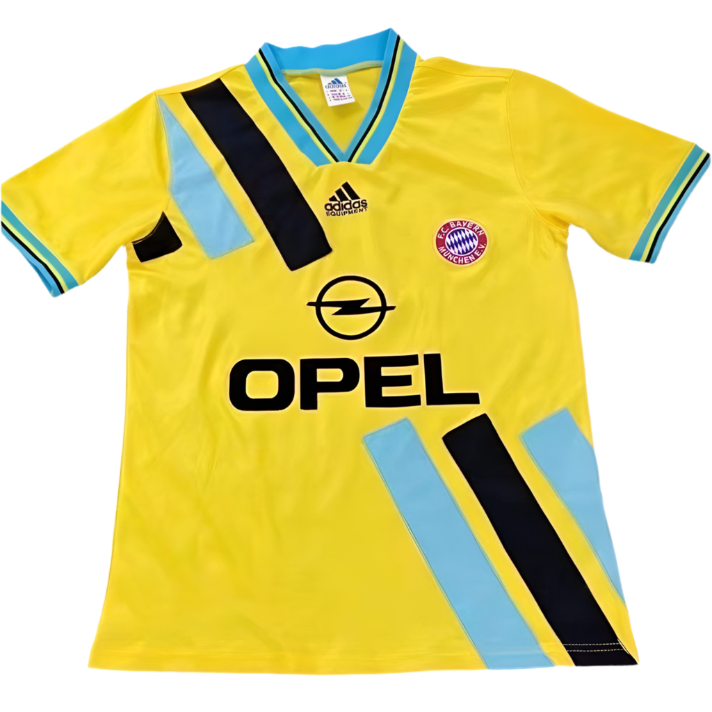Camisa Bayern de Munique Retrô 1993/1995 - Amarelo