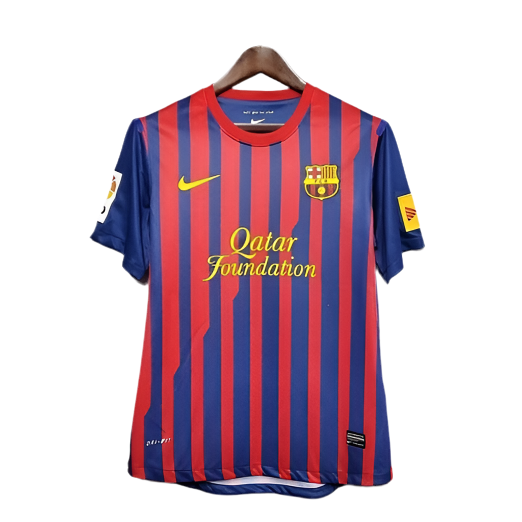 Camisa Barcelona Retrô 2011/2012 - Azul e Grená