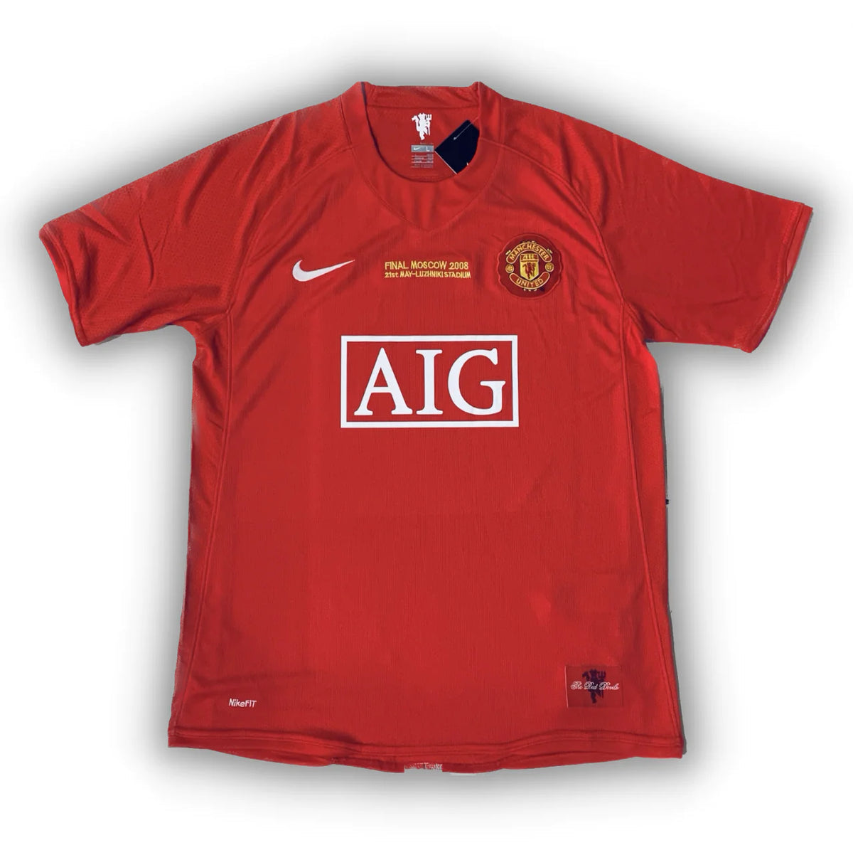 Camisa Manchester United  Retrô 2007/08 Champions League Edition - Vermelha