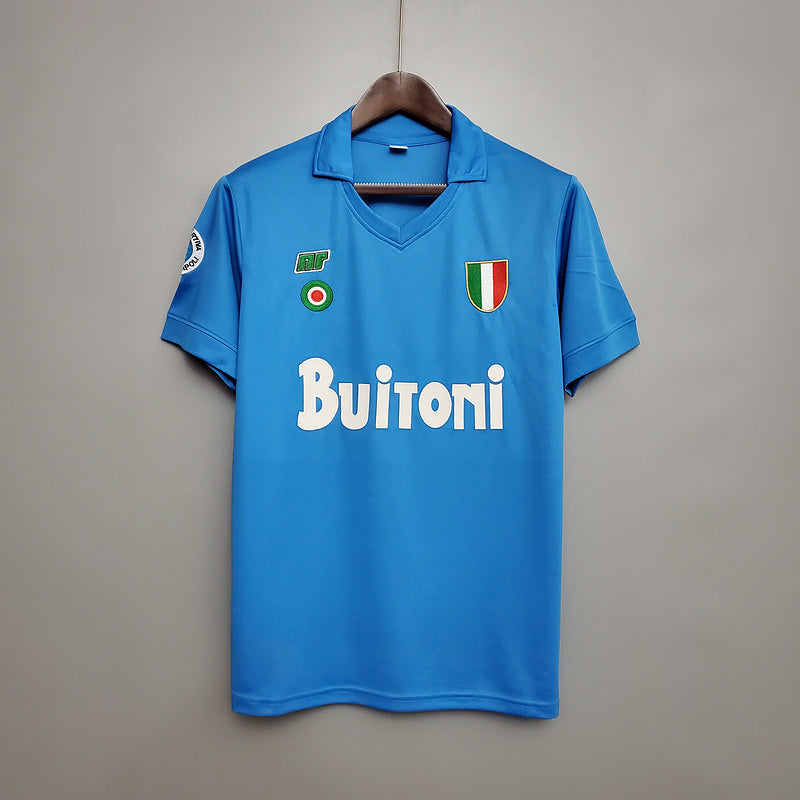 Camisa Napoli Retrô 1987/1988 - Azul