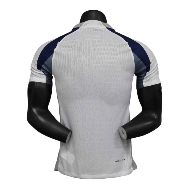 Camisa Tottenham I 25/26 - Jogador Nike Masculina - Branca com detalhes em azul